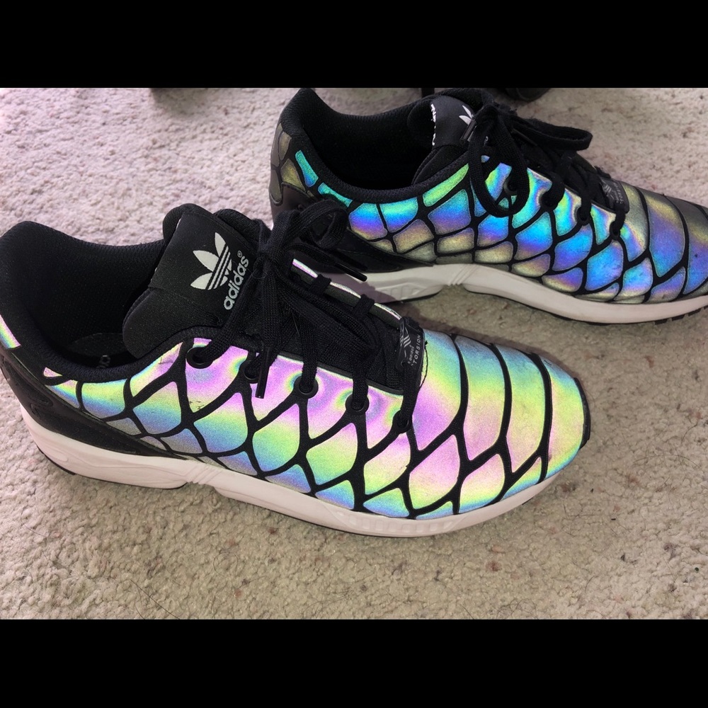 Adidas ZX Flux shoes.